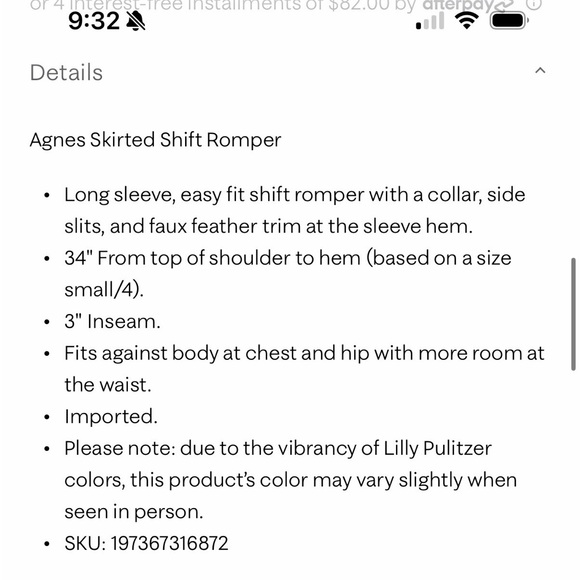 Agnes skirted shift romper 
Lilly Pulitzer Floral with Fringe-Holiday fun! - Picture 9 of 14